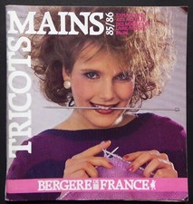 § catalogue ancien laine tricot BERGERE DE FRANCE explications 1985 / 1986