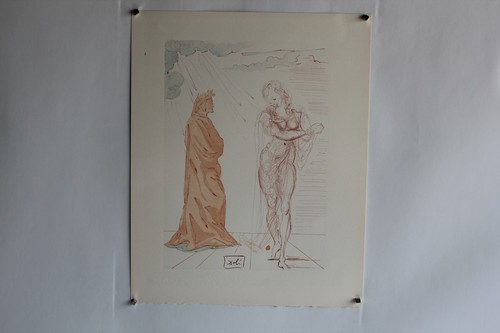 Salvador dali lithographie - dali, la