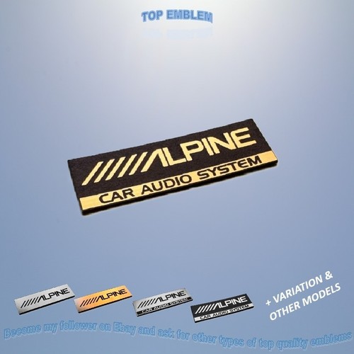 Alpine 50x15mm emblème - 50x15mm,