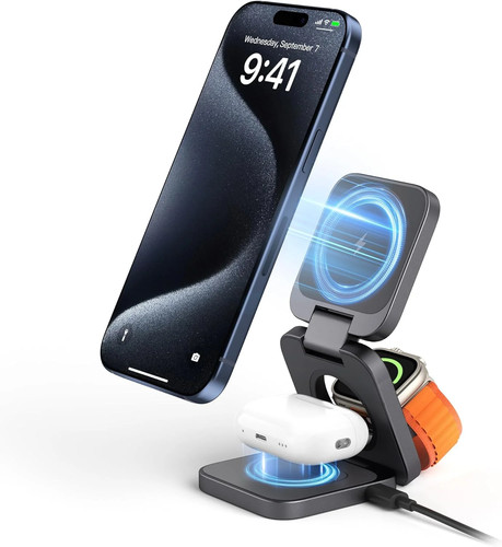 Chargeur induction 3en1 tout - chargeur,