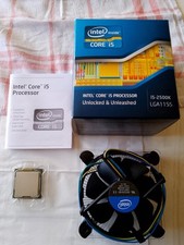 Processeur Intel I5 2500K 3.30 GHz 4 coeurs Socket LGA1155 + Boite + Ventilateur