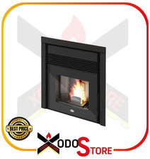 Insert À Pellet 9.5 kW EVA CALOR Modèle ANDREA CANALISÉ - Mail Pour Remise