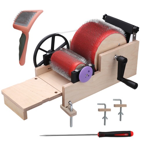 Wool drum carding machine - carding,