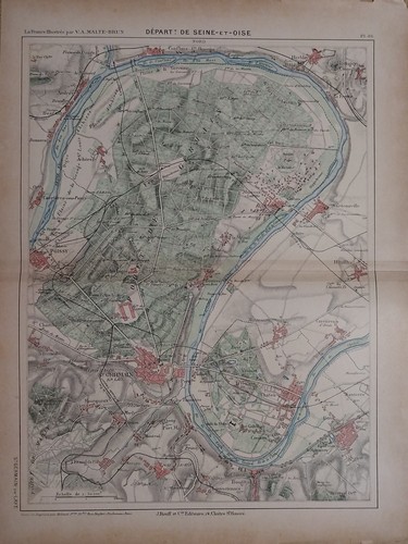 Carte geographique 1883 - carte,