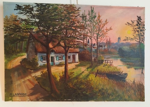 Peinture huile sur toile - ,