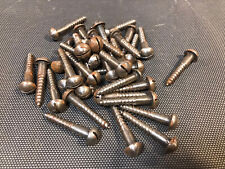 Lot de vis à bois ancien stock de quincaillerie tête ronde 6.5x40 - 35 pièces