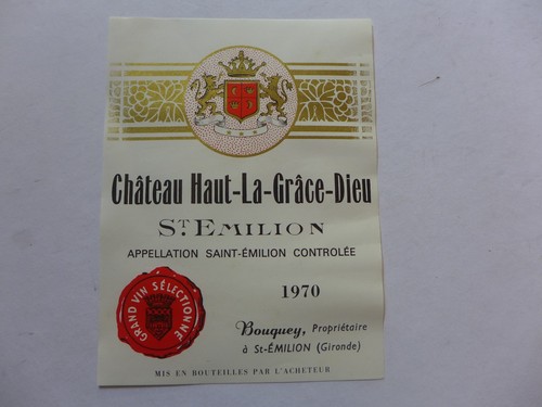 étiquette vin château - étiquette,