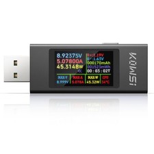 Testeur USB A 4-30V 0-12A Multimètre Numérique Voltmètre Ampèremètre Détecteu...