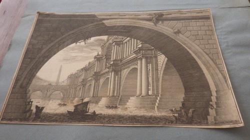 1750 pont magnifique - magnifique, (gravure