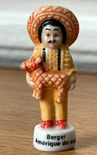 Fève Homme Berger Amérique du Sud ⭐  Galette des rois French Charm !