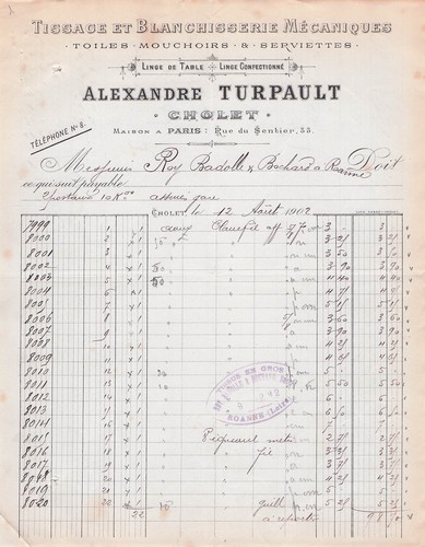 Cholet tisseur turpault - 49,