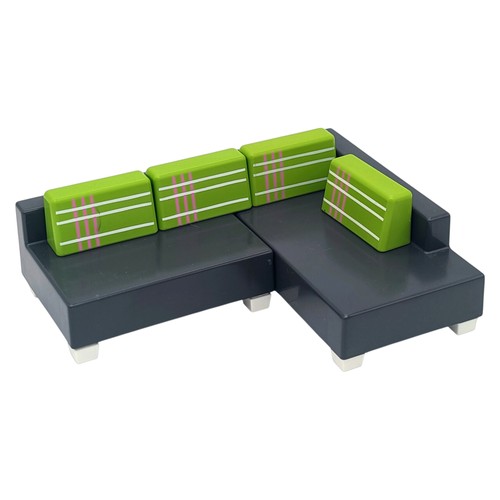 Playmobil canapé angle - d'angle, gris