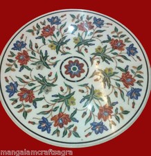 30 " Marbre Centre Table Top Handmade Incrustation Travail Maison Pièce Décor