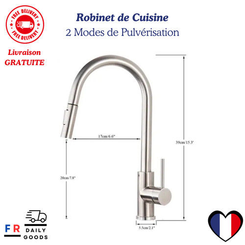 Robinet cuisine douchette - de,