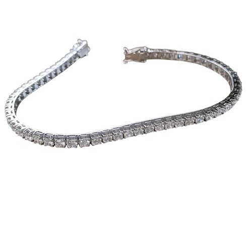 Bracelet tennis rond - , en