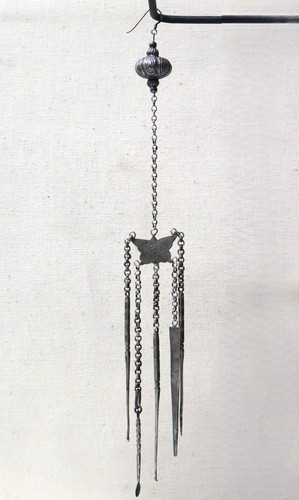 Ancien necessaire chatelaine - necessaire,