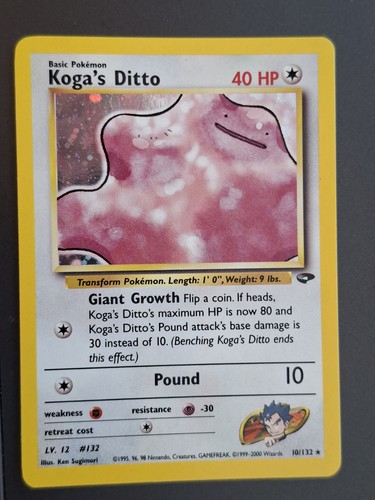 Pokémon jcc koga ditto - pokémon,