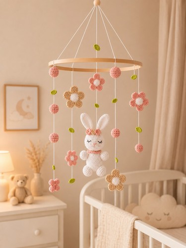 Mobile chambre bébé fait - mobile,