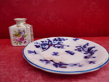 2 Vieux Éléments En Porcelaine__Encrier__Vieux Assiette___!