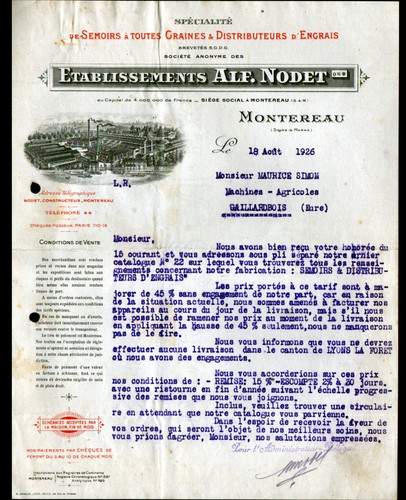Montereau usine de - montereau,