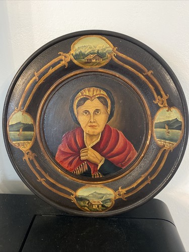 Ancienne peinture sur bois - peinture,