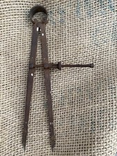 COMPAS A RESSORT POINTE SECHE VINTAGE RÉGLABLE PAR VIS