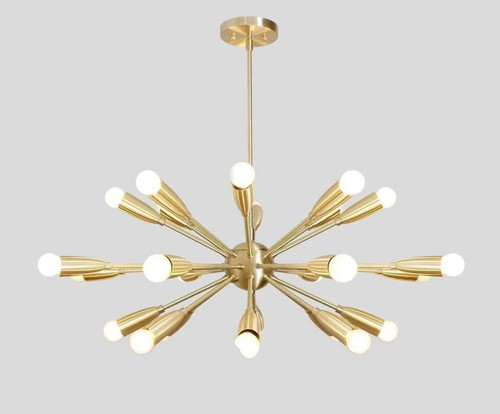 Lampe lustre laiton - lustre,