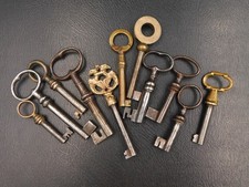 Lot 11 anciennes clés, clefs de meuble,commode,Buffet,placard,serrure,key,Chiave