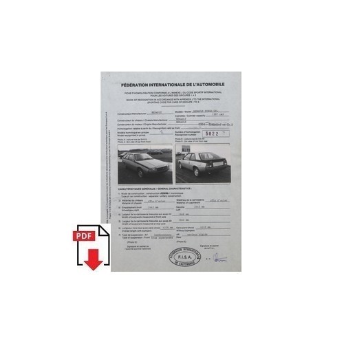1981 renault fuego gtl fiche - 1981,