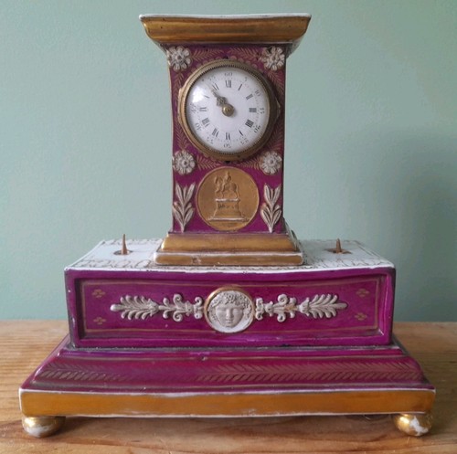 Pendule porcelaine - pendule,