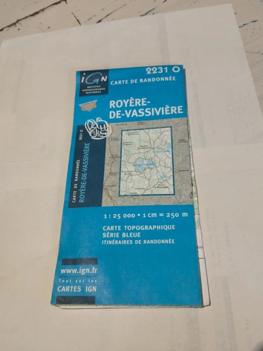 Carte ign 2231 - carte, o