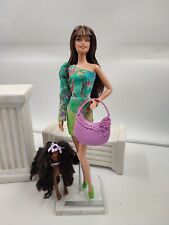 BARBIE Juicy Couture  relookée 2 tenues + robe de soirée et chien offerts OOAK