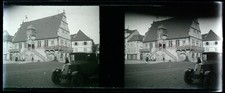 FRANCE Molsheim Gendarmerie 1926 Photo Stereo NEGATIVE Plaque de verre V26L17n