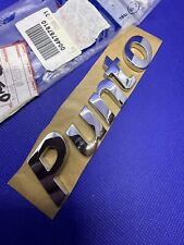 LOGO Badge Emblème Lettrage arrière FIAT PUNTO ORIGINAL NEUF 0046757610