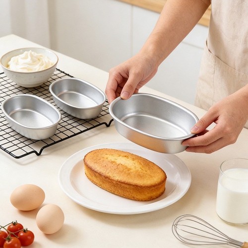 Gâteau fromage ovale - gâteau, à