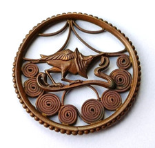 Ornement ancien bronze laiton art deco art nouveau antique Victorian ornament Fr