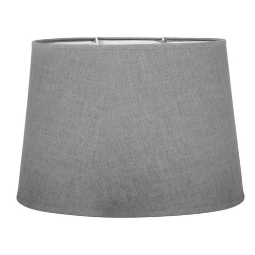 Abat jour ovale gris - gris, clair