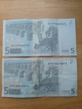 Billet 5 euros 2002 