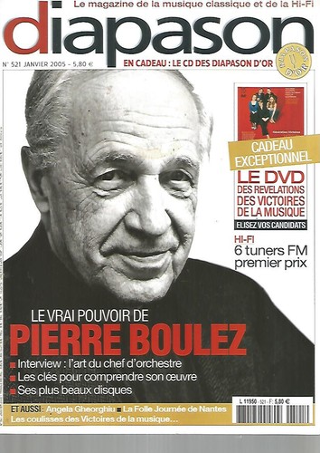 Diapason 521 pierre boulez - n°521,