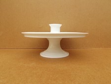 Ancien serviteur présentoir pot à crème centre de table en porcelaine blanche