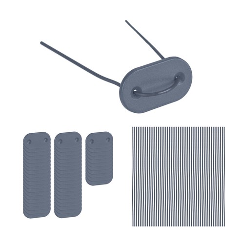 Fixation brise vue - , accessoires