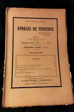 Annales de Provence Sixième