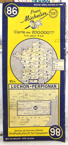 Carte routière michelin - carte,