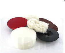 Kit poncage et polissage pour meuleuse 115 mm 8  pieces