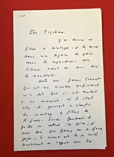 Fz11 lettre autographe - autographe, signÉe