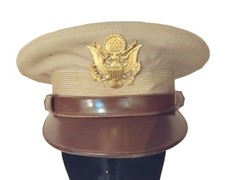Casquette d'officier US beige