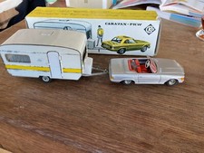 RARE ENSEMBLE CKO KELLERMAN MERCEDES CABRIOLET REF 447 + CARAVANE 443 + BOITE