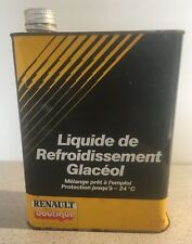Ancien bidon Renault Glacéol