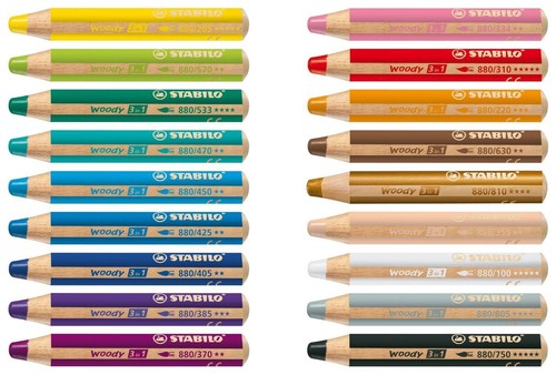 Stabilo woody 1 crayons - stabilo,