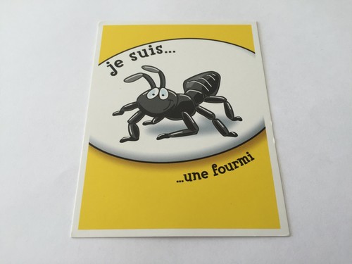 Carte suis une fourmi - carte,